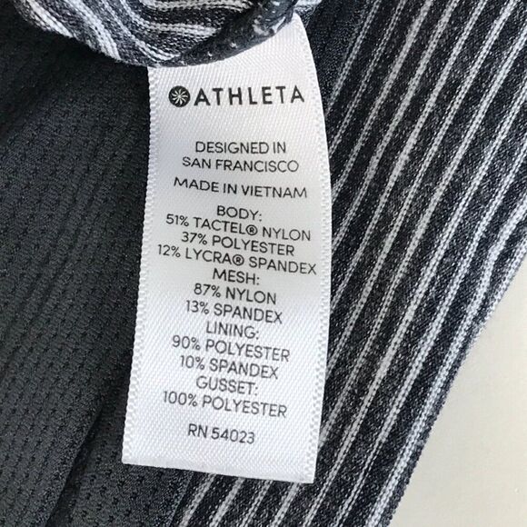 Athleta Stripe Modern Metro Skort Women's Small Stretch Pockets Golf Tennis - Picture 9 of 11